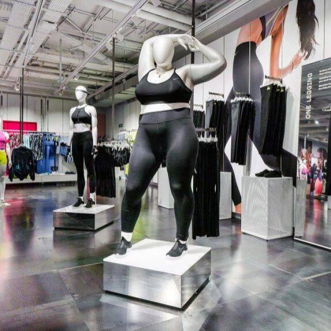 Nike plus size mannequins